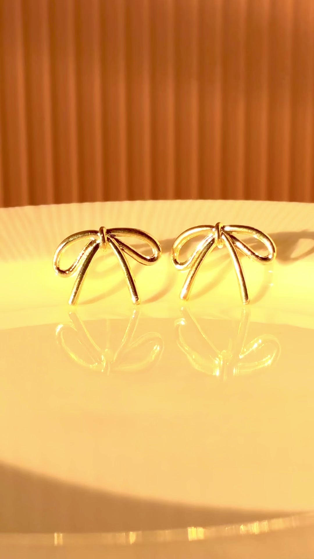 Dainty Bow Earrings