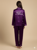 Purple Bride I Found My Lobster Satin Pj Set | Prepaid Orders Only - Comfy Nights