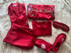 Red 6 Pieces Hamper for Bride | Prepaid Orders Only - Comfy Nights