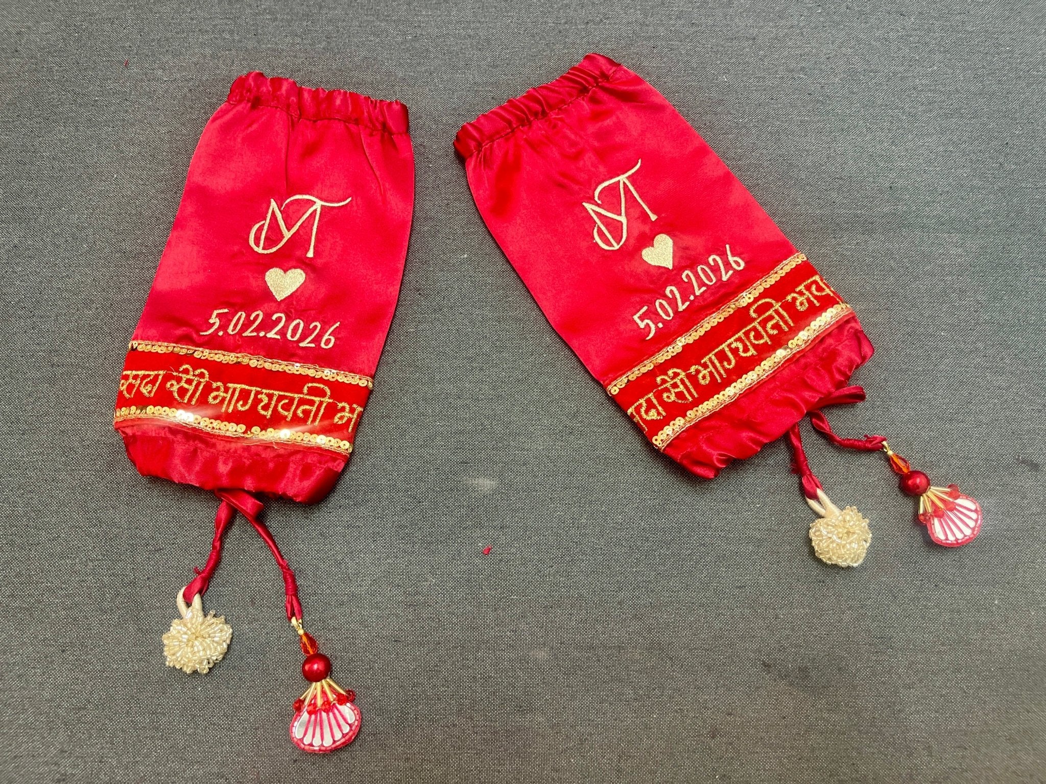 Red Lace Chooda Cover | Prepaid Orders Only - Comfy Nights