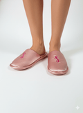 Rose gold Initials Slippers | Prepaid Orders Only - Comfy Nights
