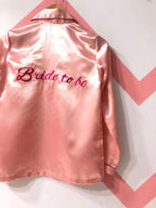 Rose Gold Personalise Back Satin Pj Set | Prepaid Orders Only - Comfy Nights