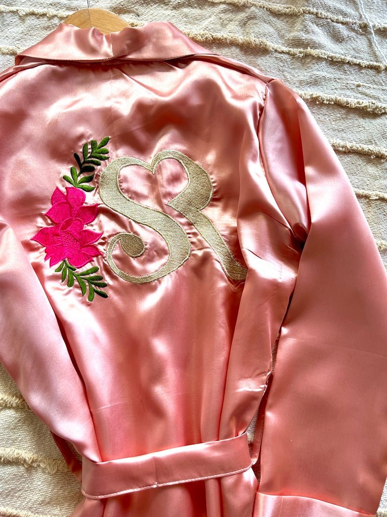 Rose Gold Personalise Robe + Slippers | Prepaid Orders Only - Comfy Nights