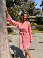 Rose Pink Personalise Robe | Prepaid Orders Only - Comfy Nights