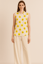 Smile Please! Shirt (Sleeveless) - Comfy Nights