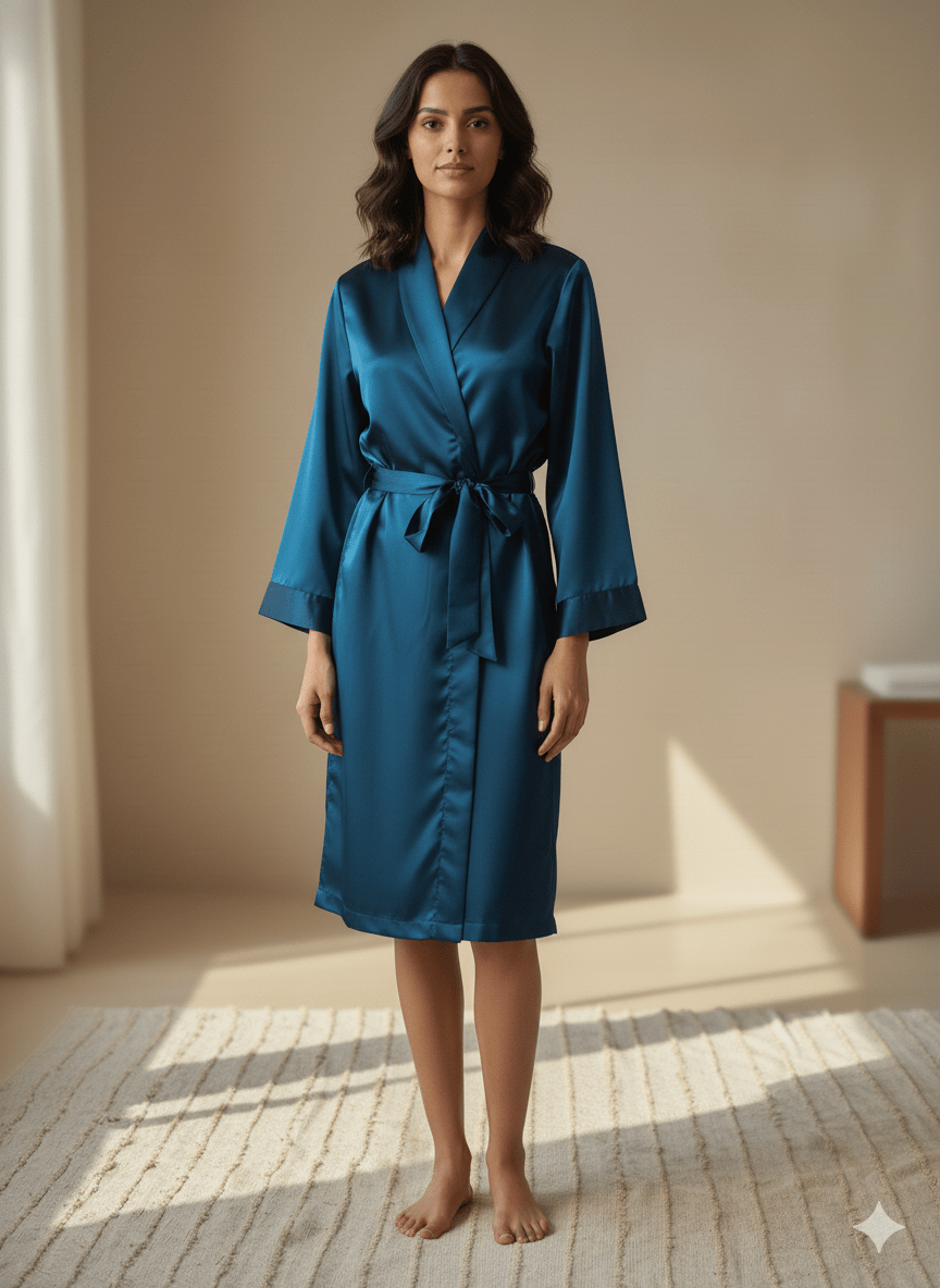 Teal Personalise Robe | Prepaid Orders Only - Comfy Nights