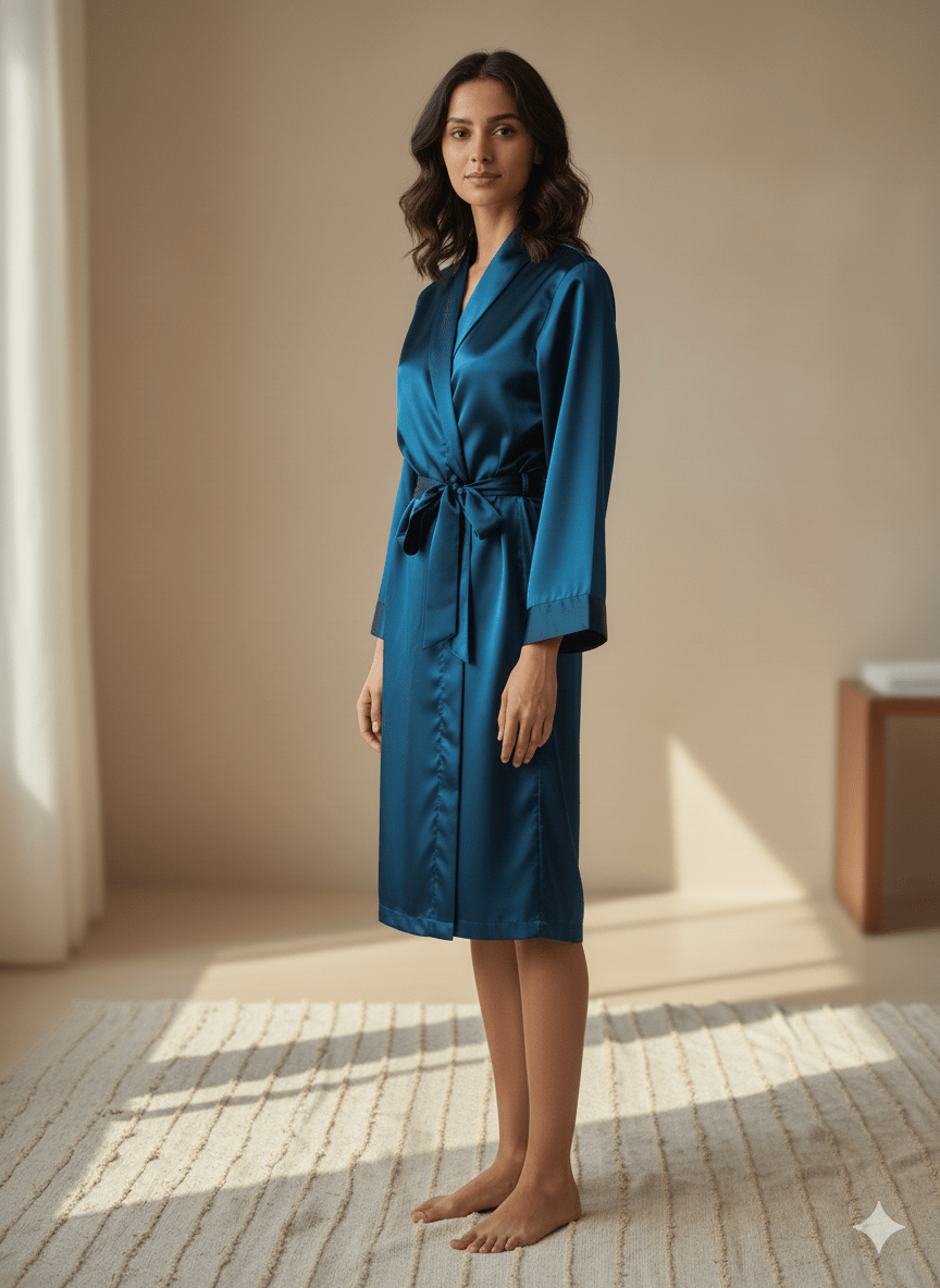Teal Personalise Robe | Prepaid Orders Only - Comfy Nights