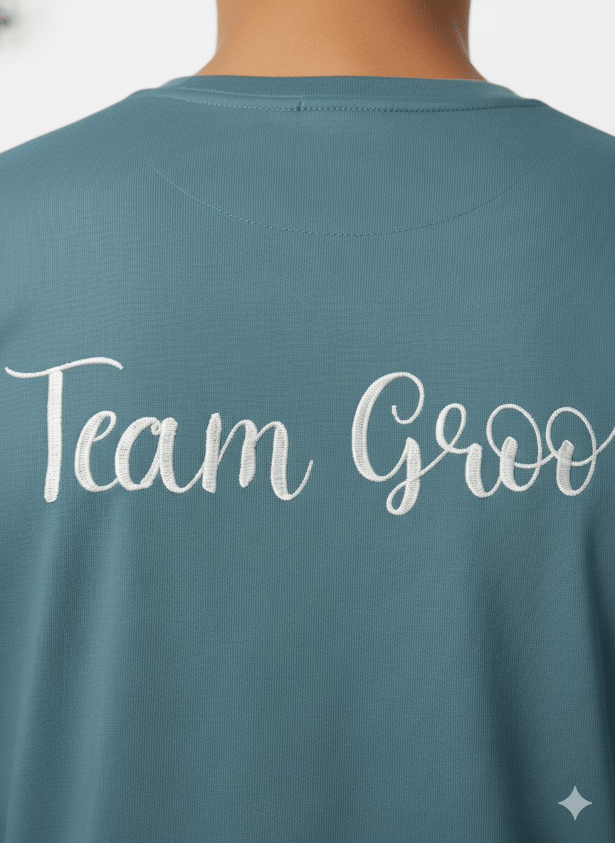 Teal Team Groom T-shirt - Comfy Nights