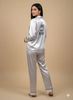 The Boss & The real Boss Satin Couple Set | Prepaid Orders Only - Comfy Nights