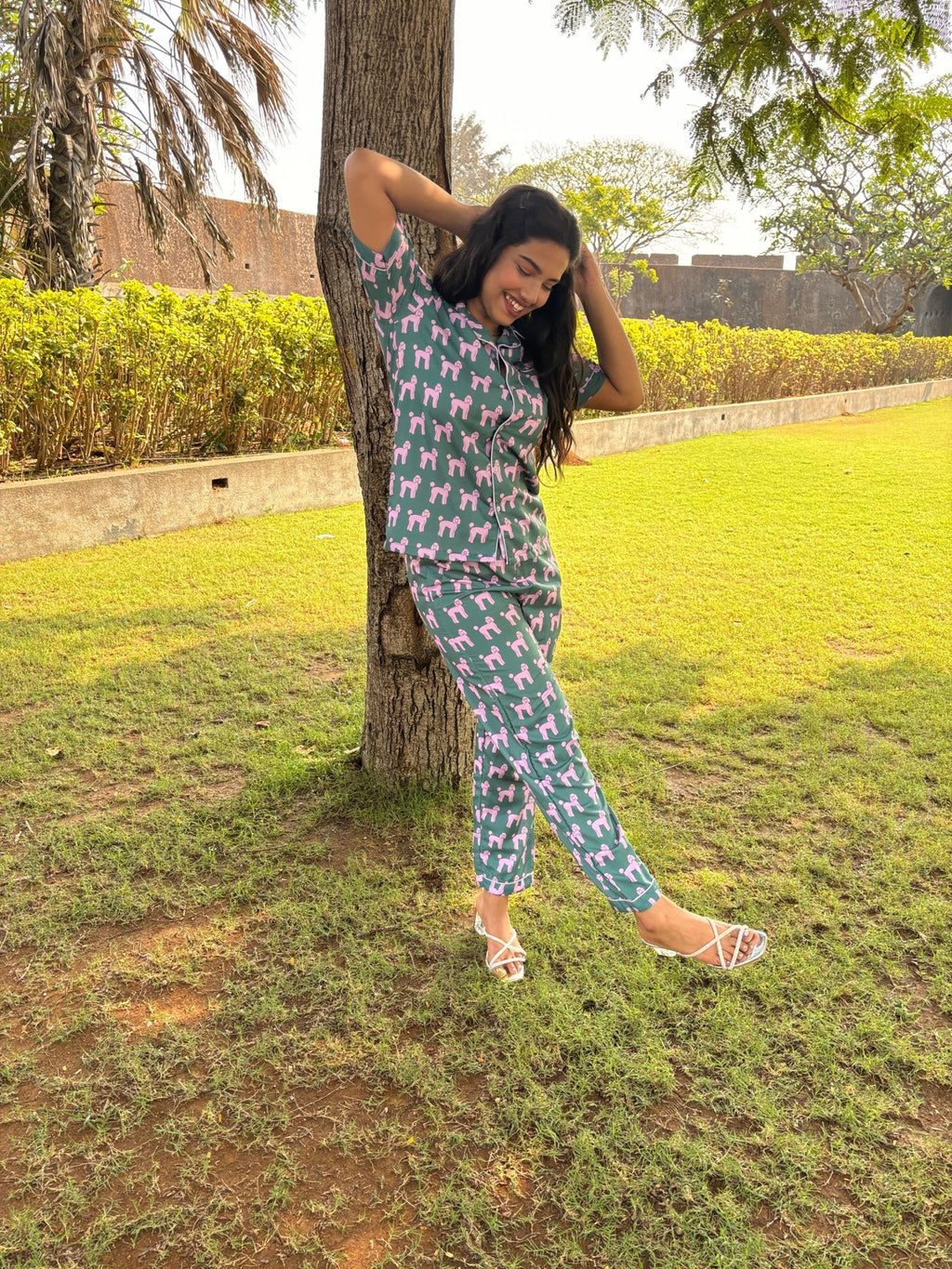 The Poodle Dog PJ Set | Specially made for pet mom - Comfy Nights