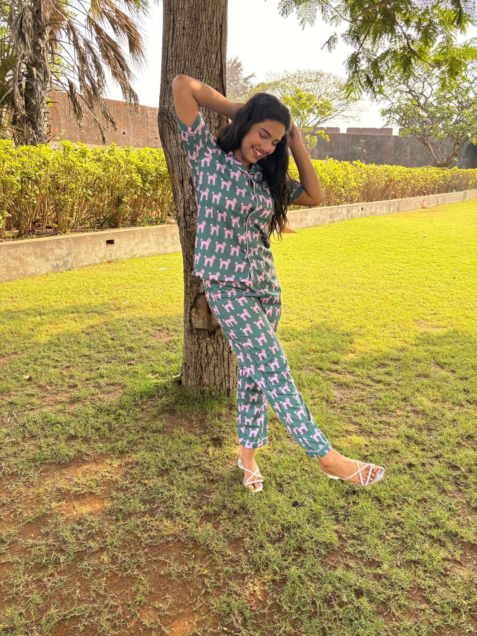 The Poodle Dog PJ Set | Specially made for pet mom - Comfy Nights
