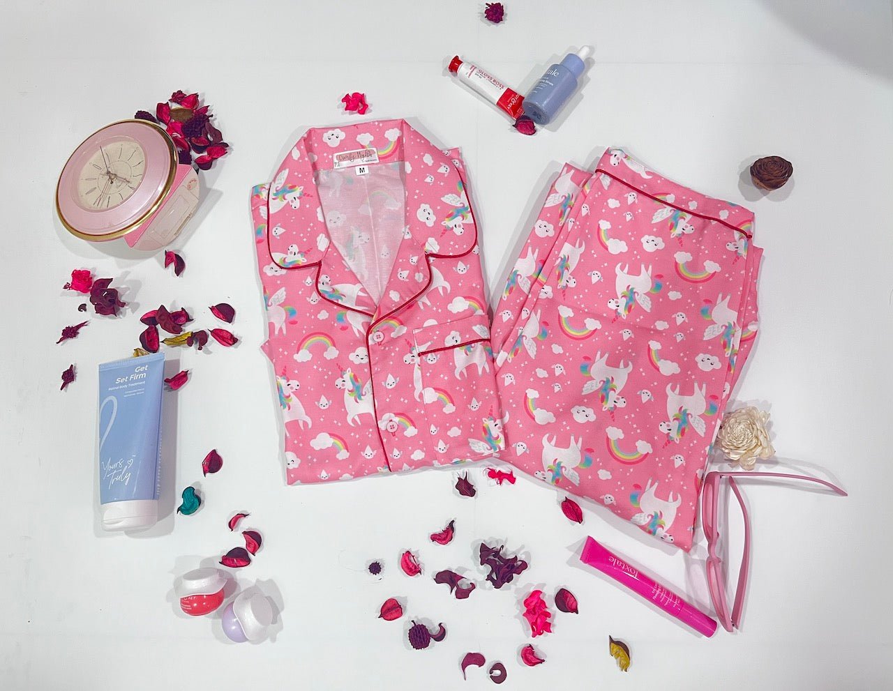 Unicorn Print Pj Set - Comfy Nights
