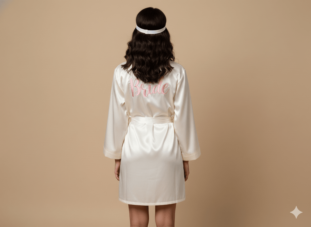 White Personalise Robe + Eyemask | Prepaid Orders Only - Comfy Nights