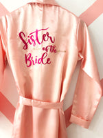 Load image into Gallery viewer, Sister of the Bride Robe  | Prepaid Orders Only
