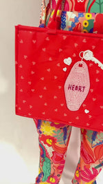 Load and play video in Gallery viewer, Keys to Heart Tote Bag
