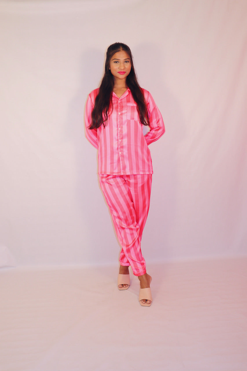 Pink Bubble Pj Set