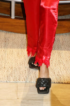 Red Feathers Pj Set