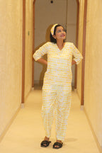 Yellow Ellipse Tee + Pj Set
