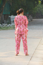 Load image into Gallery viewer, Pink Cheetah Kaftan Set
