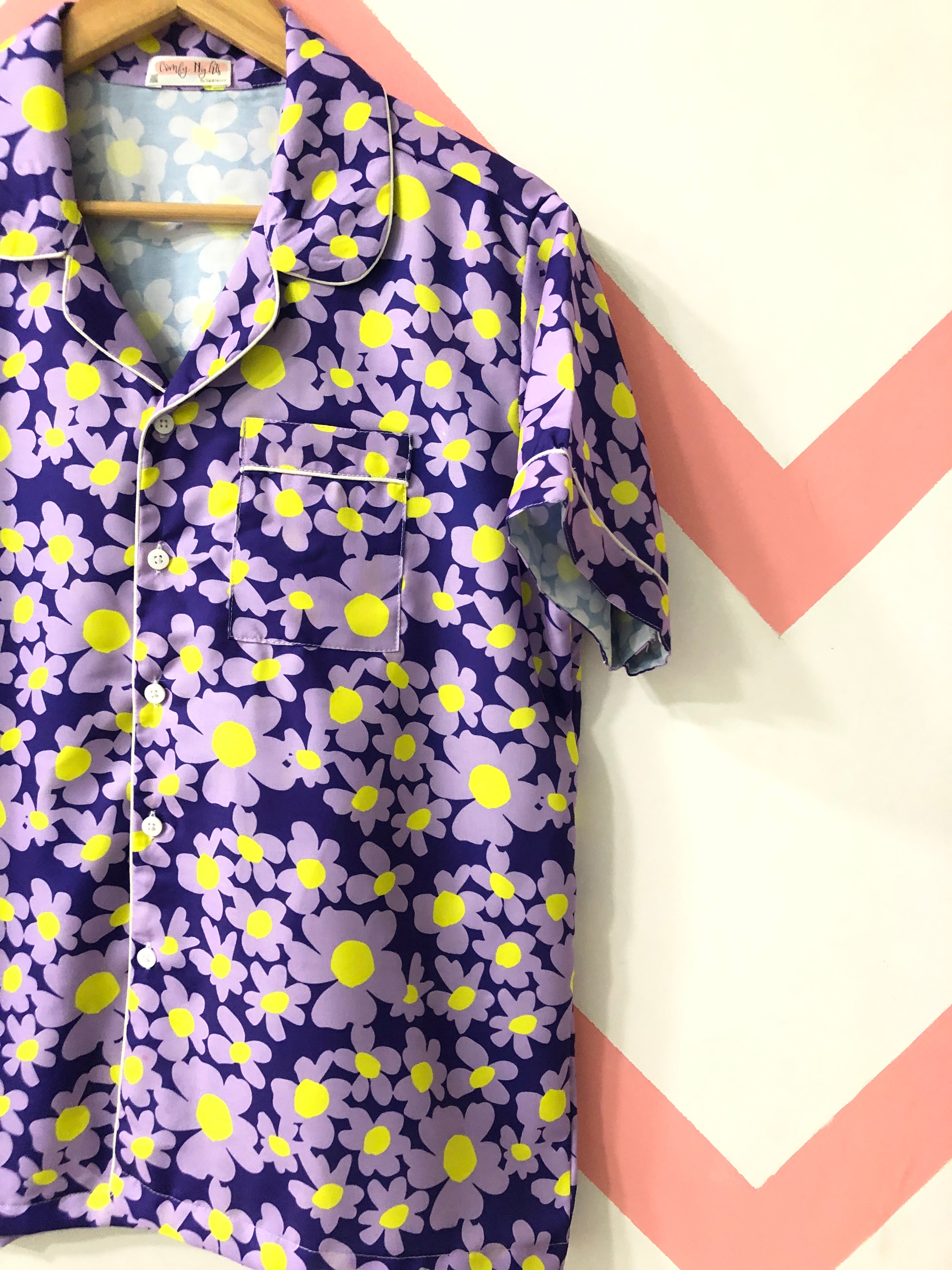Lilac Flowers Pj Set