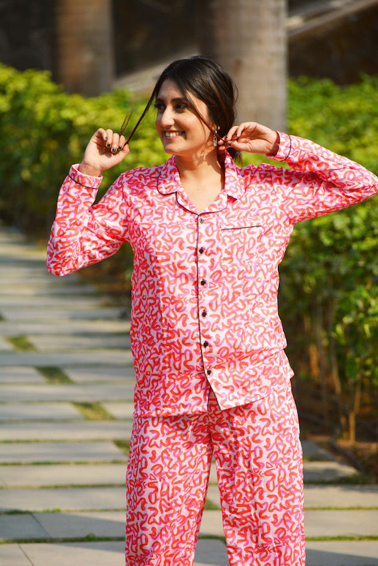 Pink Shade Pj Set