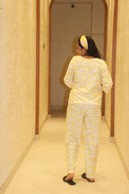 Yellow Ellipse Tee + Pj Set