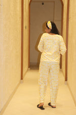 Load image into Gallery viewer, Yellow Ellipse Tee + Pj Set
