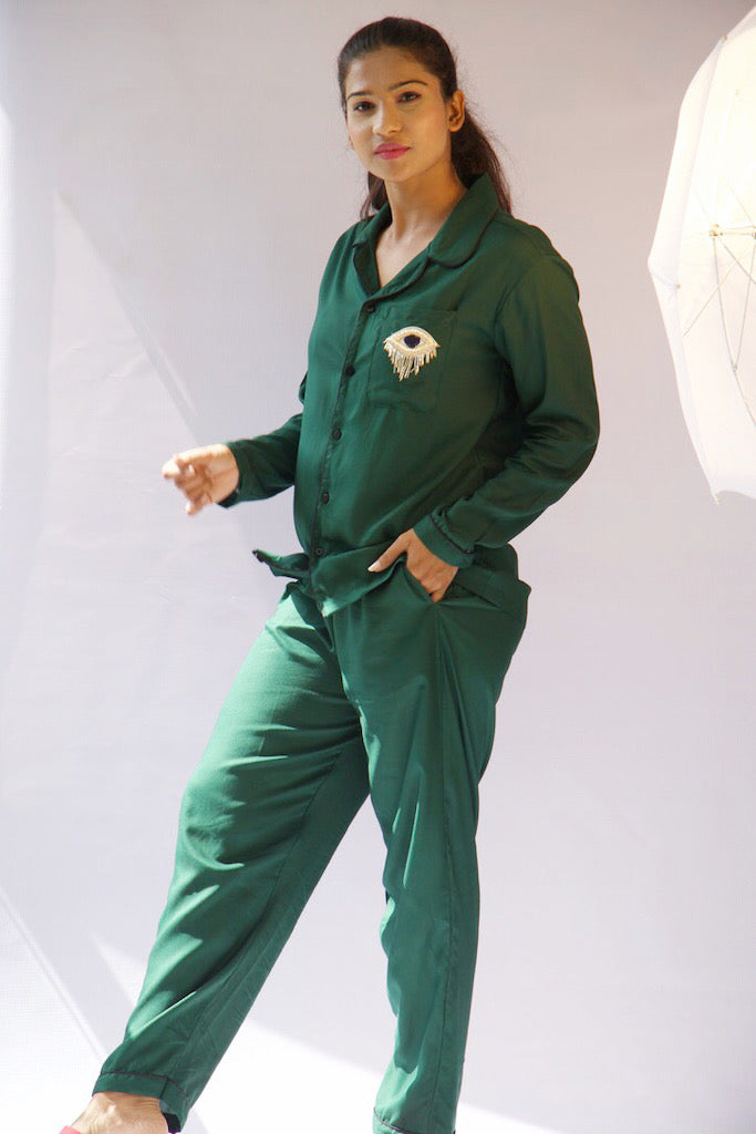 Evil Eye Patch Pj Set