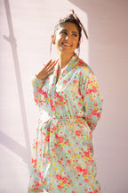 Pastel Green Bride's Robe  | Prepaid Orders Only
