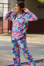 Purple Art Pj Set