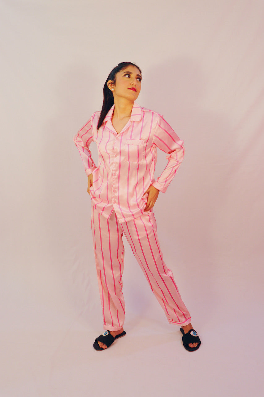 Pastel Pink Pj Set