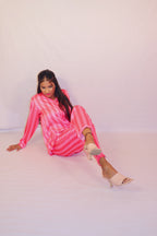 Pink Bubble Pj Set