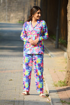 Purple Art Pj Set