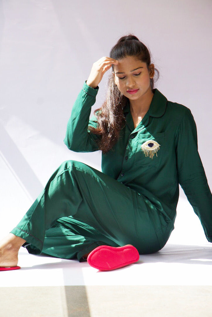 Evil Eye Patch Pj Set
