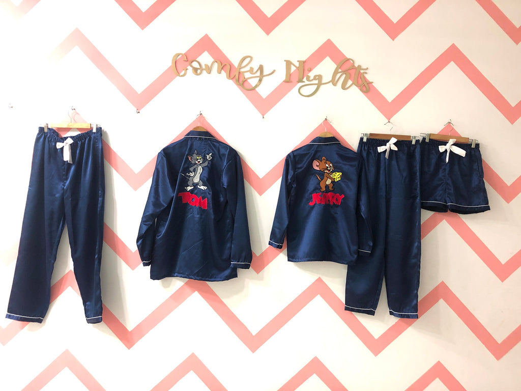Satin Tom & Jerry Couple Set  | Prepaid Orders Only