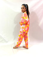 Orange Cocktail PJ Set