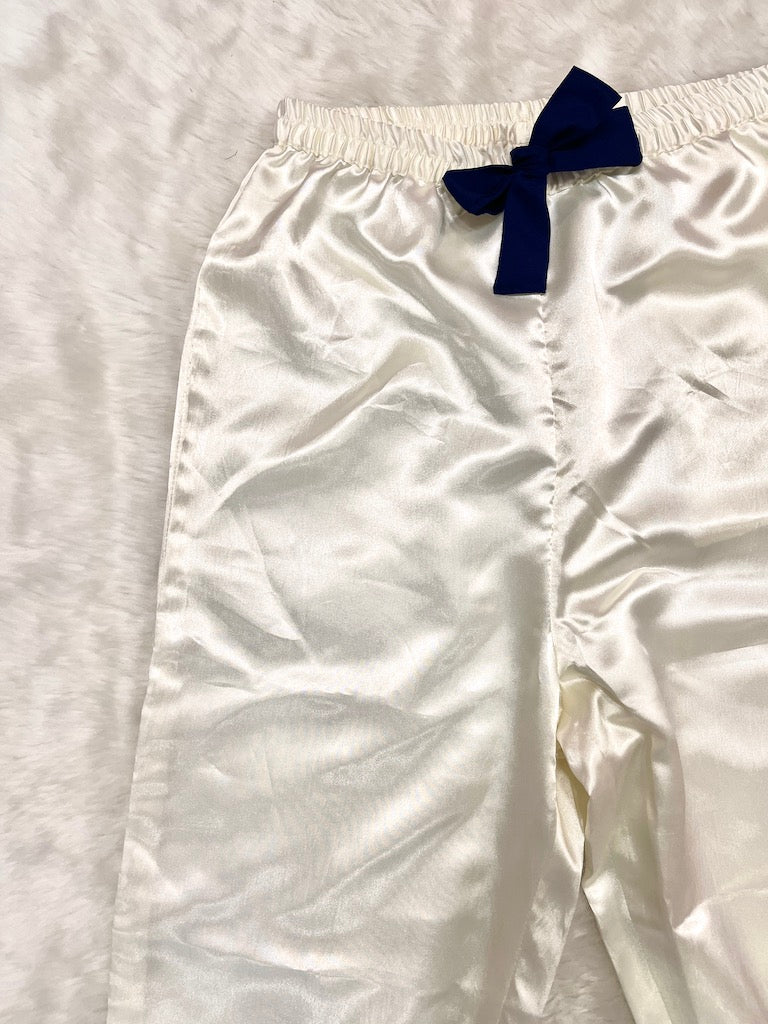 White Satin Pyjama