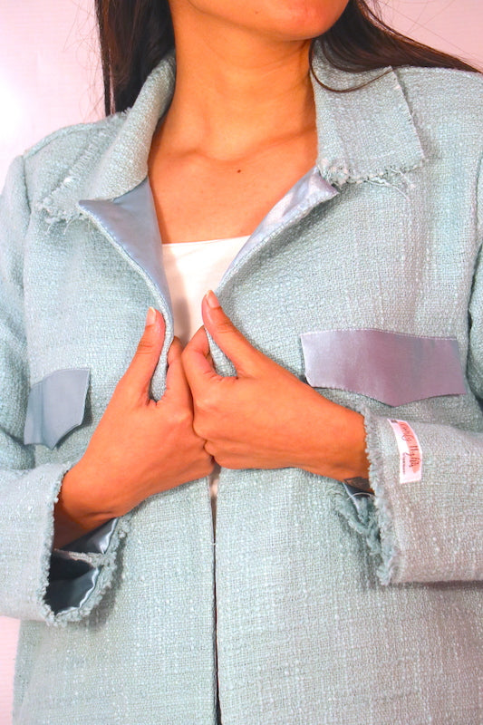 Teal Jacquard Jacket (Limited Edition)