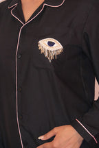 Evil Eye Patch Pj Set (Black Edition)