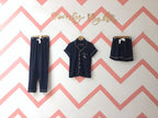 Blue Cotton 3 Pieces Set | Prepaid orders only - Comfy Nights