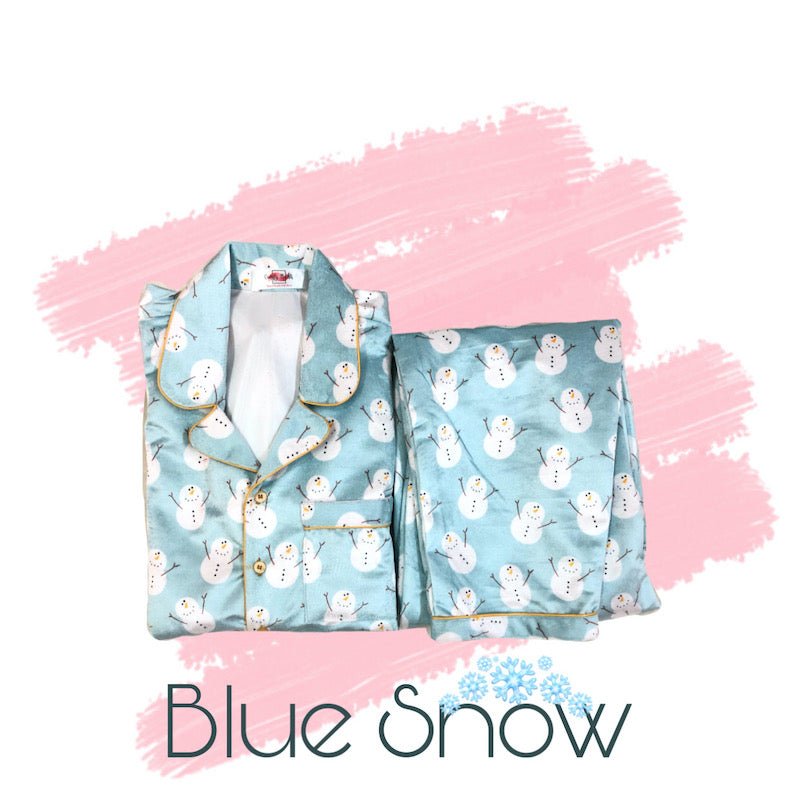 Blue Snow PJ Set - Comfy Nights