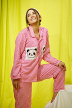 Blush Panda Pj Set - Comfy Nights