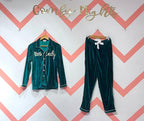 Boss Lady Velvet Pj Set | Prepaid Orders Only - Comfy Nights