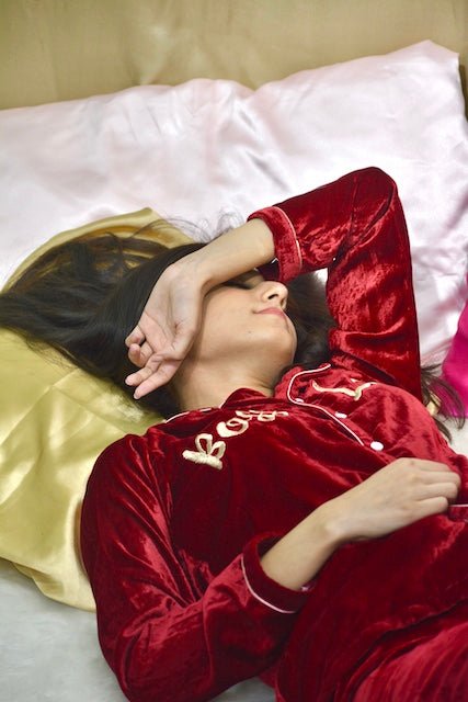 Boss Lady Velvet Pj Set | Prepaid Orders Only - Comfy Nights