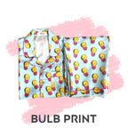 Bulb Print Pj Set (Women) - Comfy Nights