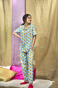 Bulb Print Pj Set (Women) - Comfy Nights
