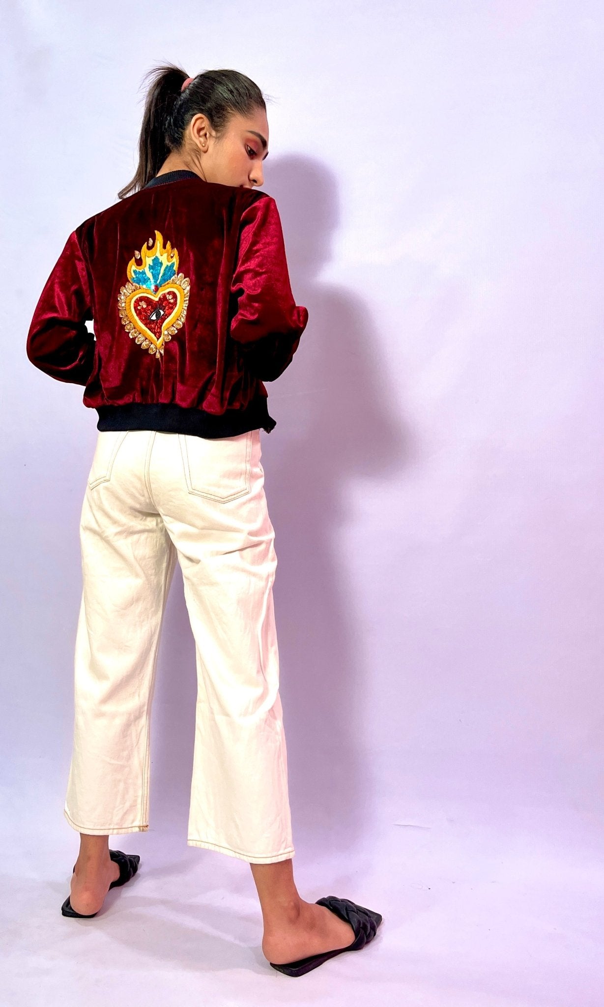 Burnt Eye Bomber Jacket - Comfy Nights