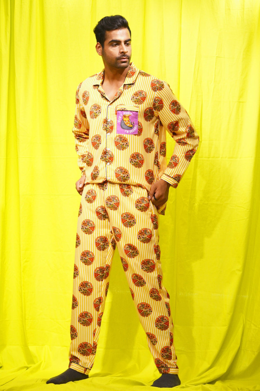Chezzy Pizza Pj Set (Men) - Comfy Nights