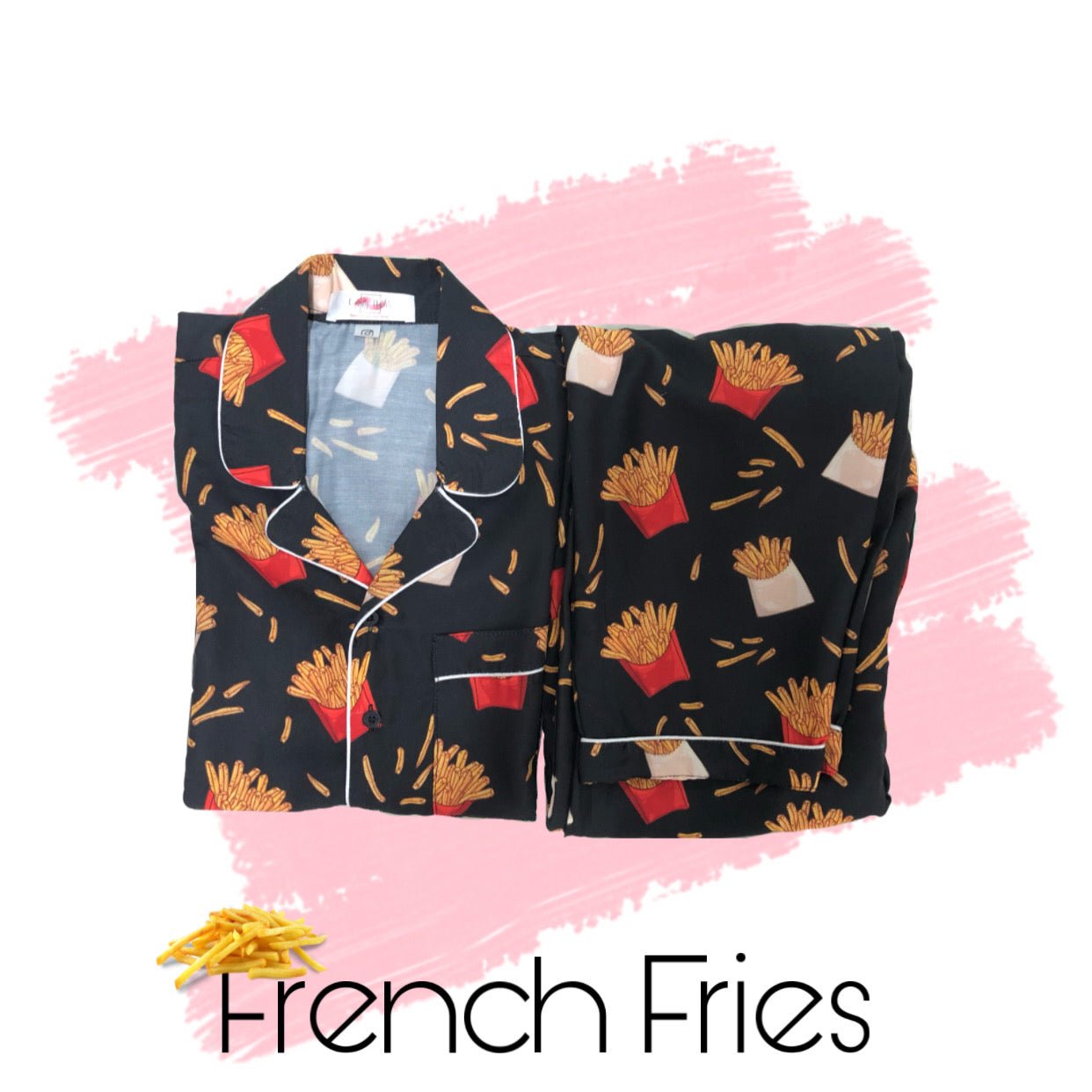 French Fries Pj Set - Comfy Nights