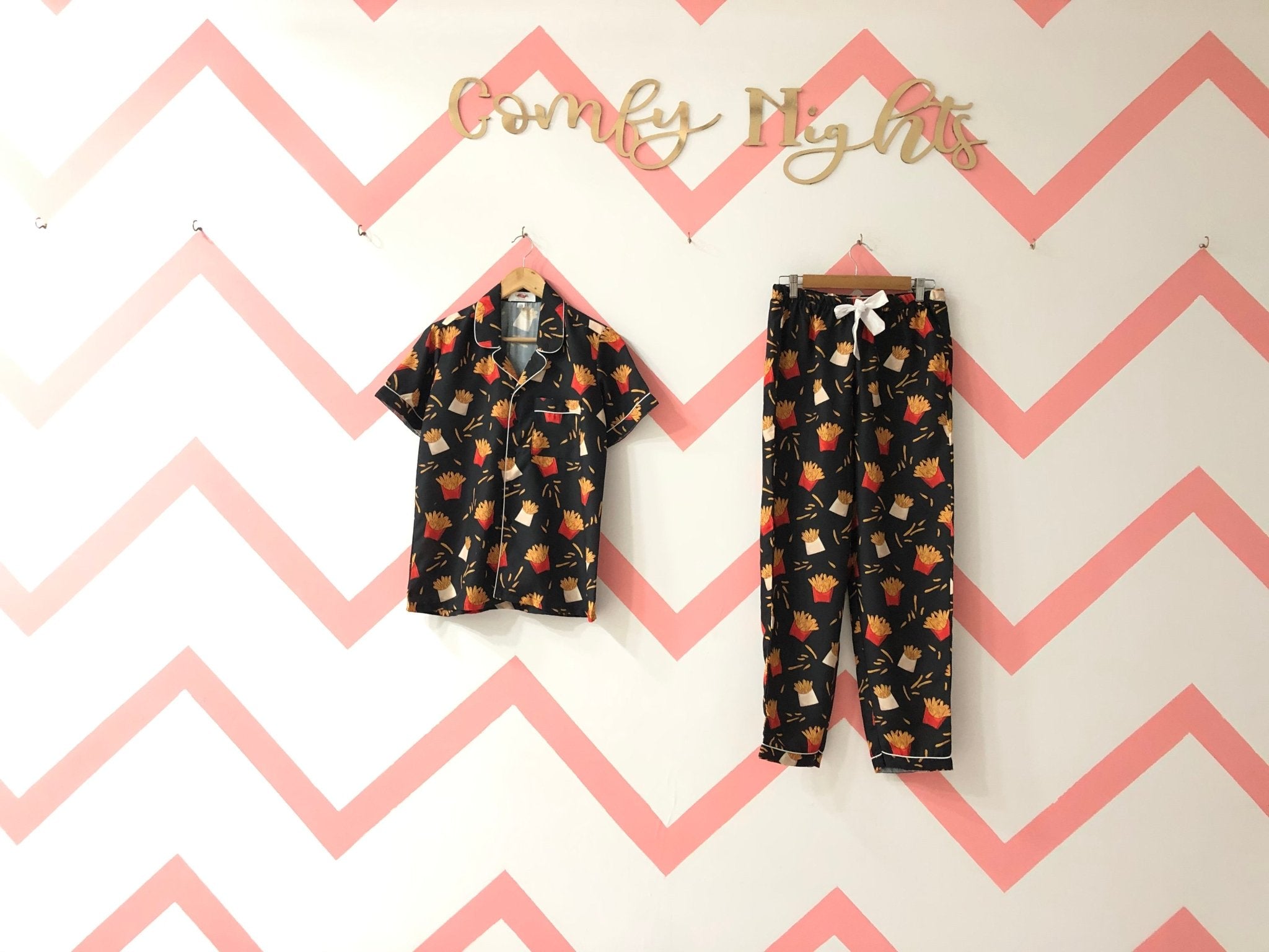 French Fries Pj Set - Comfy Nights